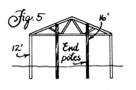 
In effect, poles are the foundation of a pole building; choose them carefully. To determine the correct length, add the desired depth of the pole below ground to your eaves' height, plus a foot. For poles in a gable end, add enough so the truss can be nailed to them. 
